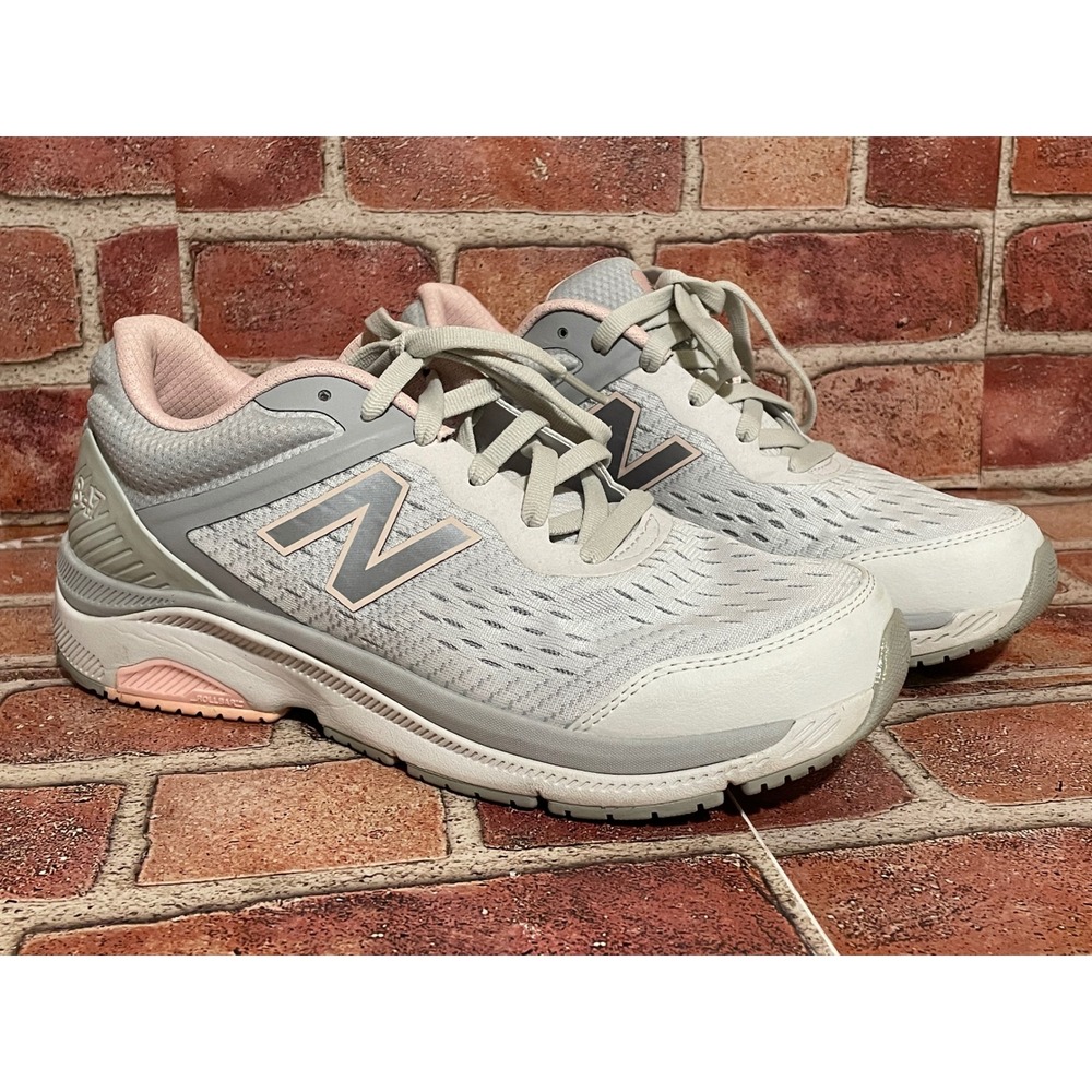 New Balance 847v4 Walking Shoes Grey Pink WW847LG4 Womens Sneakers size 10